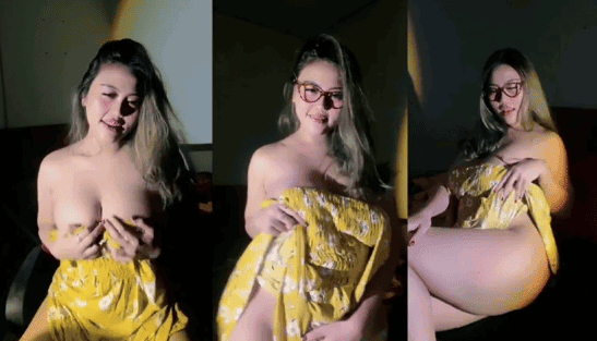 Abg Barat Indo Miya Daster Kuning Desah